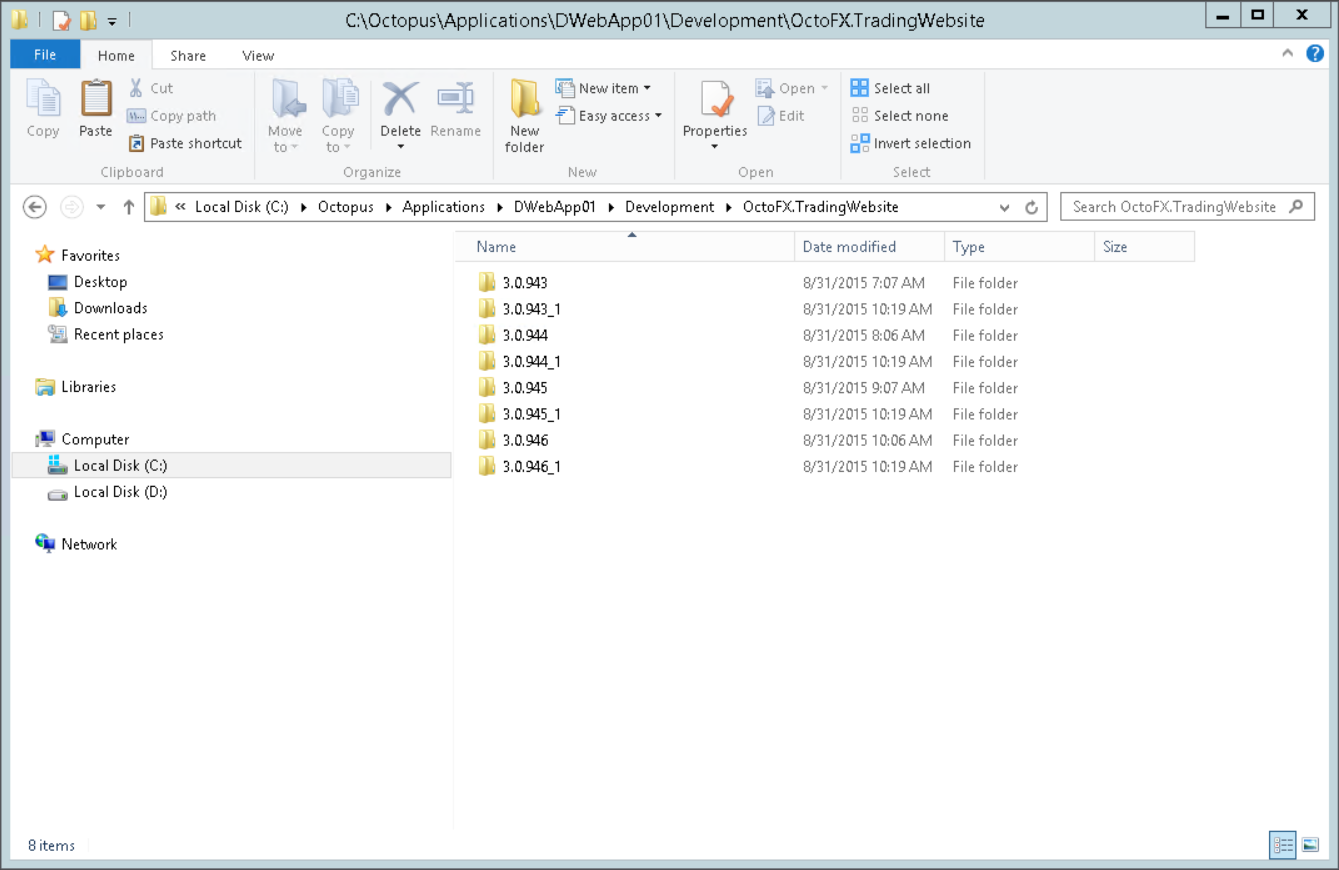 Multiple extraction directories for the same package version
